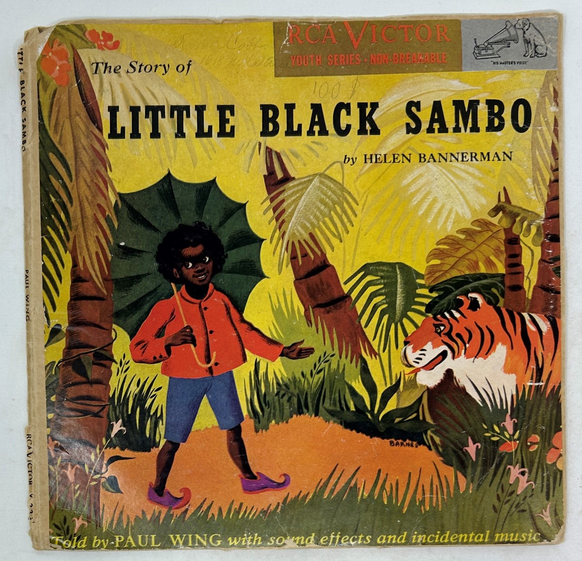 [Vinyl Record] the Story of Little Black Sambo