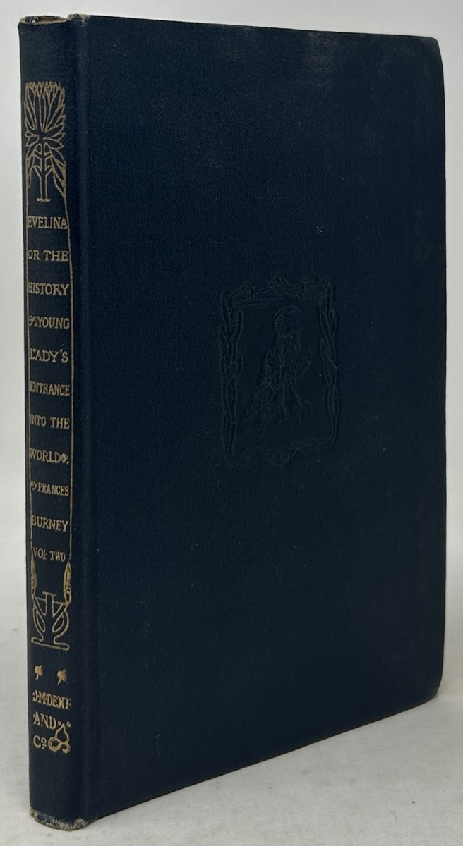 Evelina or the History of a Young Lady's Entrance Into the World (Volume Two Only)