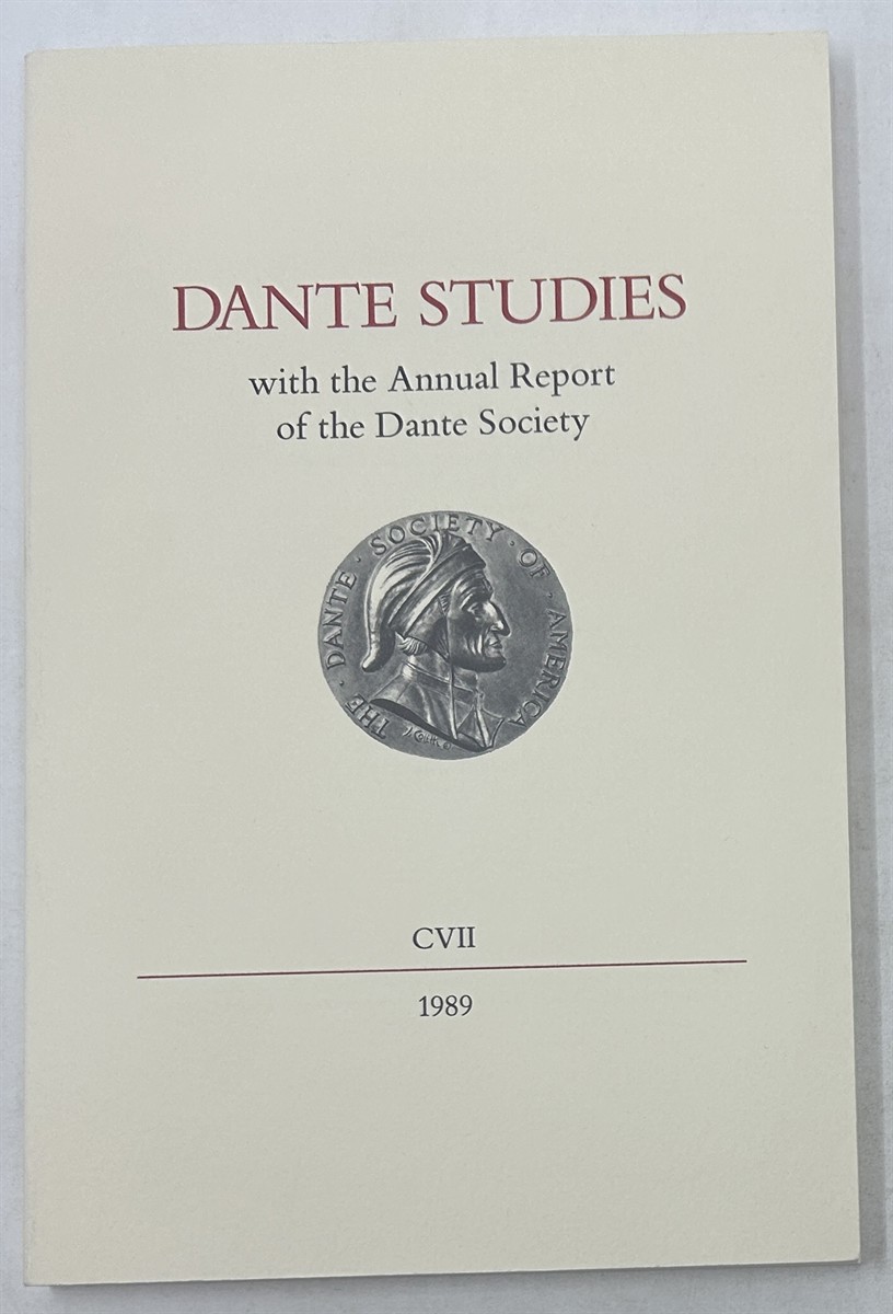 Dante Studies with the Annual Report of the Dante Society CVII 1989