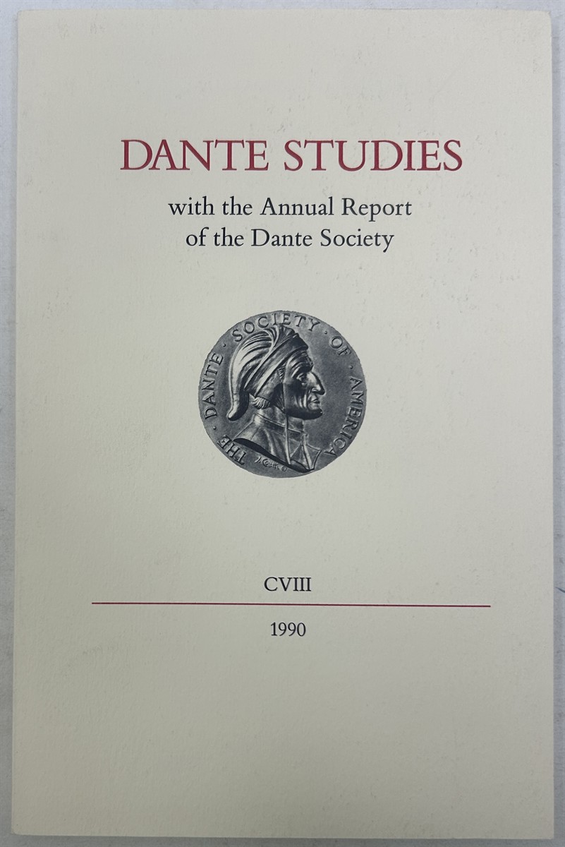 Dante Studies with the Annual Report of the Dante Society CVIII 1990