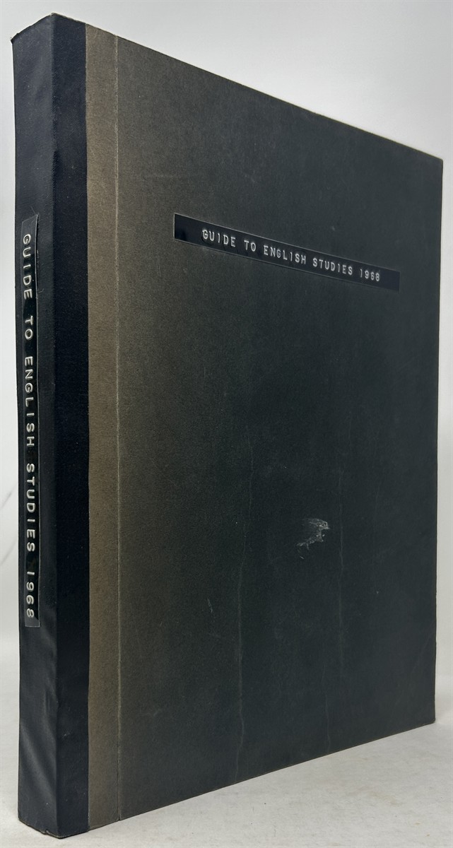 Guide to English Studies 1968