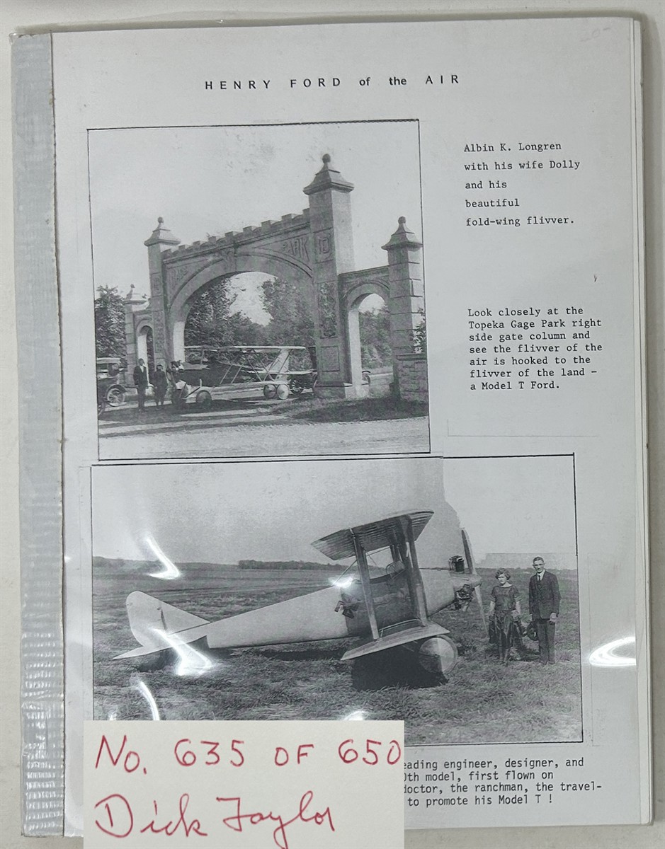 Albin K. Longren: Henry Ford of the Air