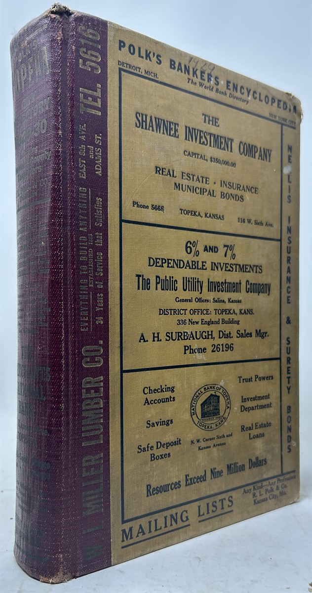 Polk's Topeka (Kansas) City Directory 1929-1930