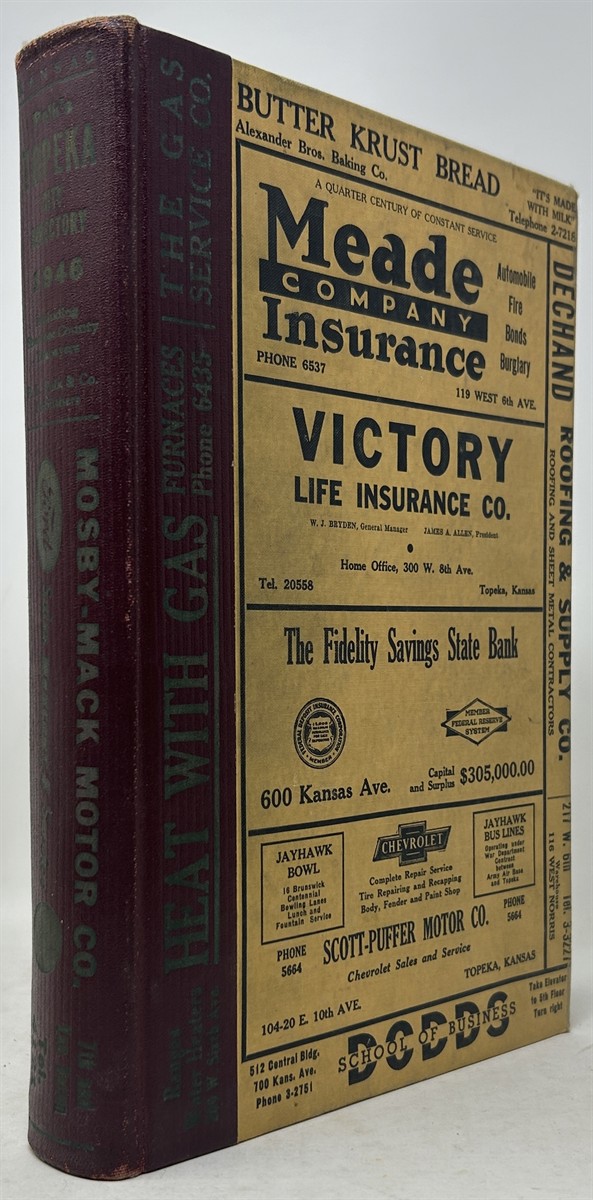 Polk's Topeka (Shawnee County, Kans. ) City Directory 1946 Including Shawnee County Taxpayers