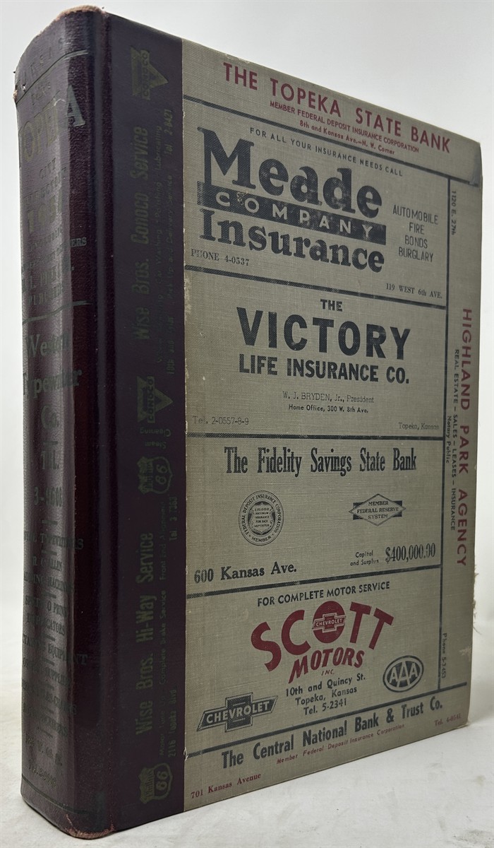 Polk's Topeka (Shawnee County, Kans. ) City Directory 1954 Including Shawnee County Taxpayers