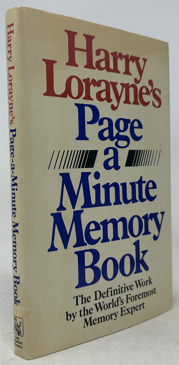 Harry Lorayne's Page-A-Minute Memory Book