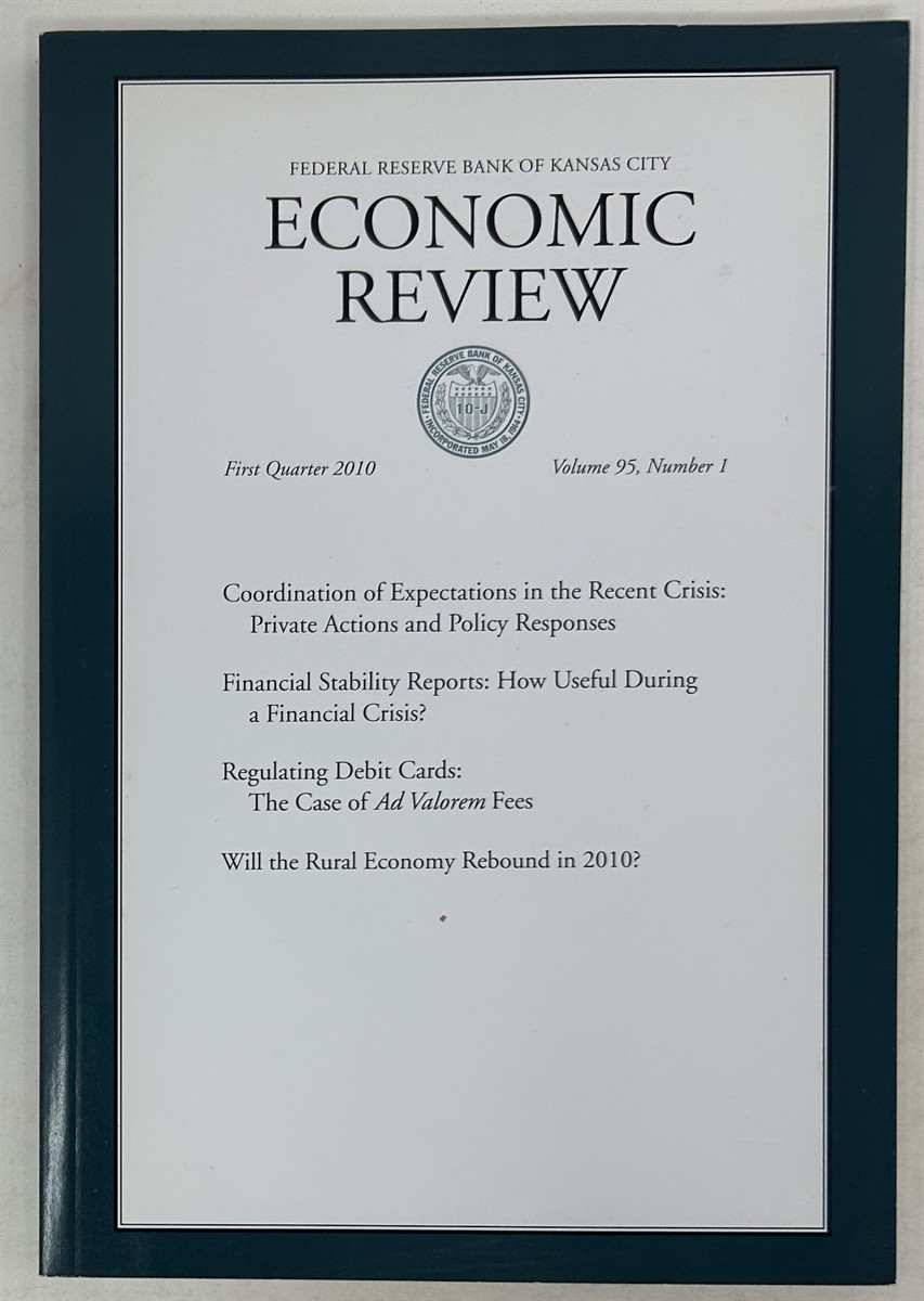 Economic Review: First Quarter 2010. Volume 95, Number 1.