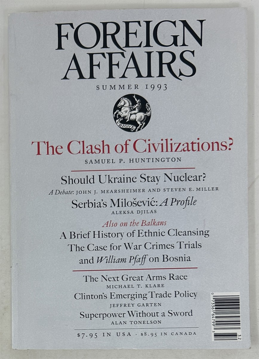 Foreign Affairs: Summer 1993 - Volume 72, Number 3