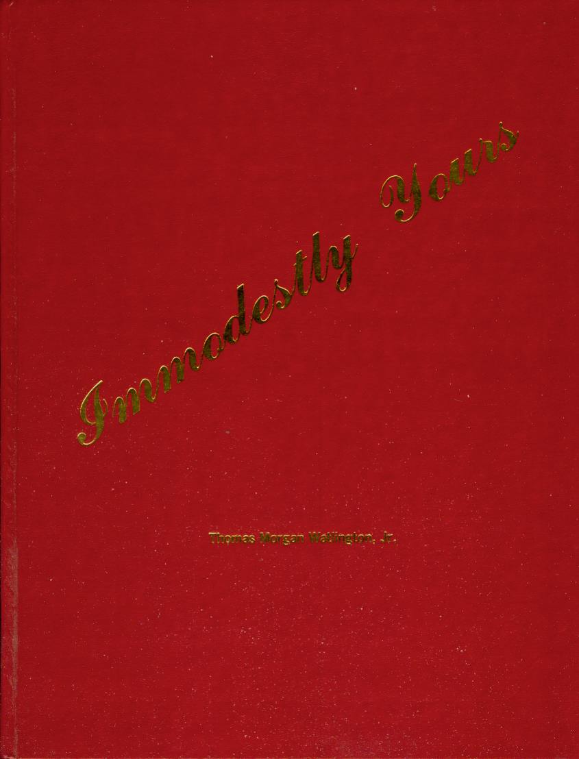 Image for IMMODESTLY YOURS