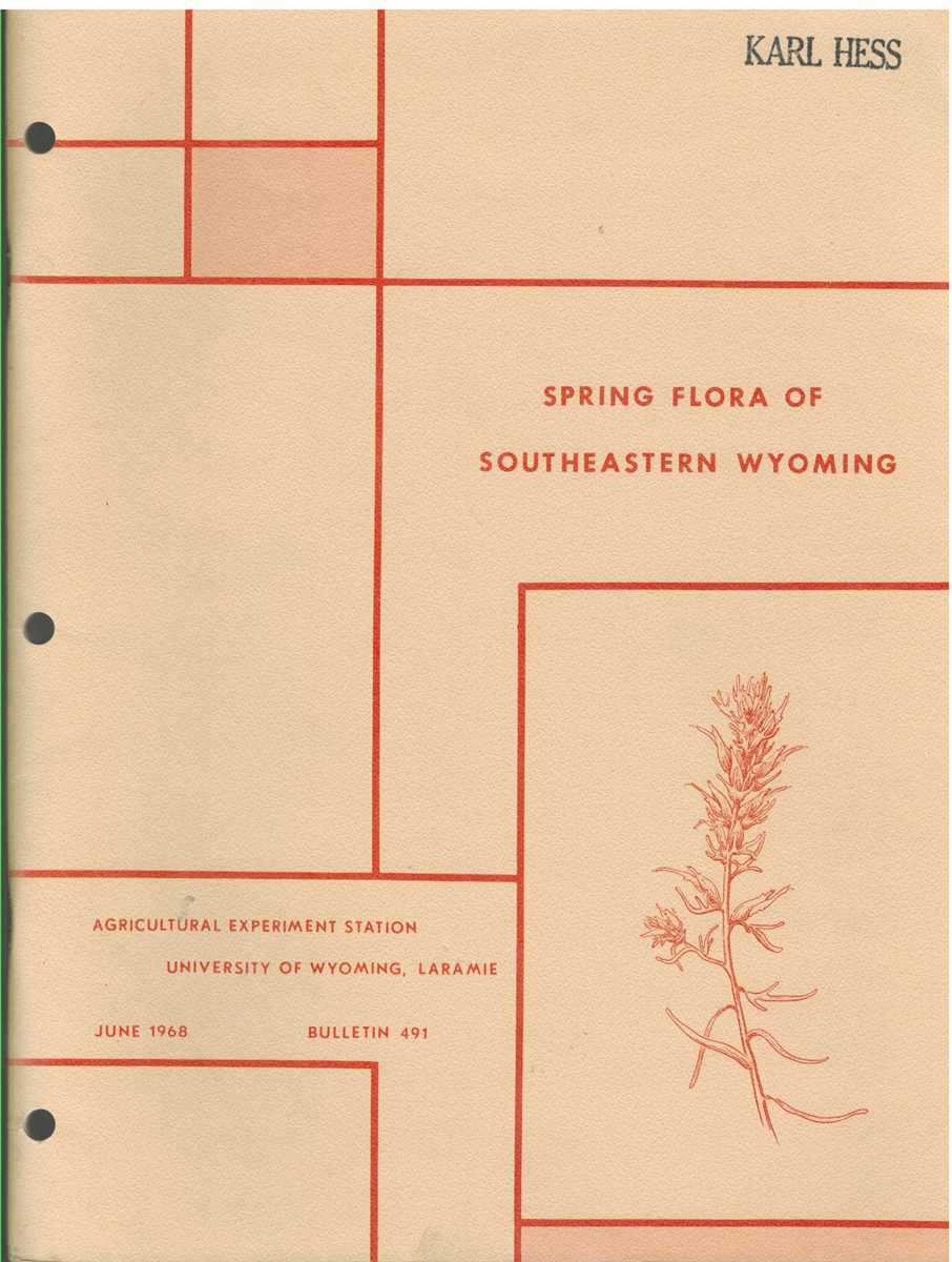 Image for SPRING FLORA OF SOUTHEASTERN WYOMING Bulletin 491