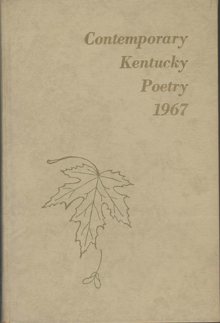 Image for COMTEMPORARY KENTUCKY POETRY 1967