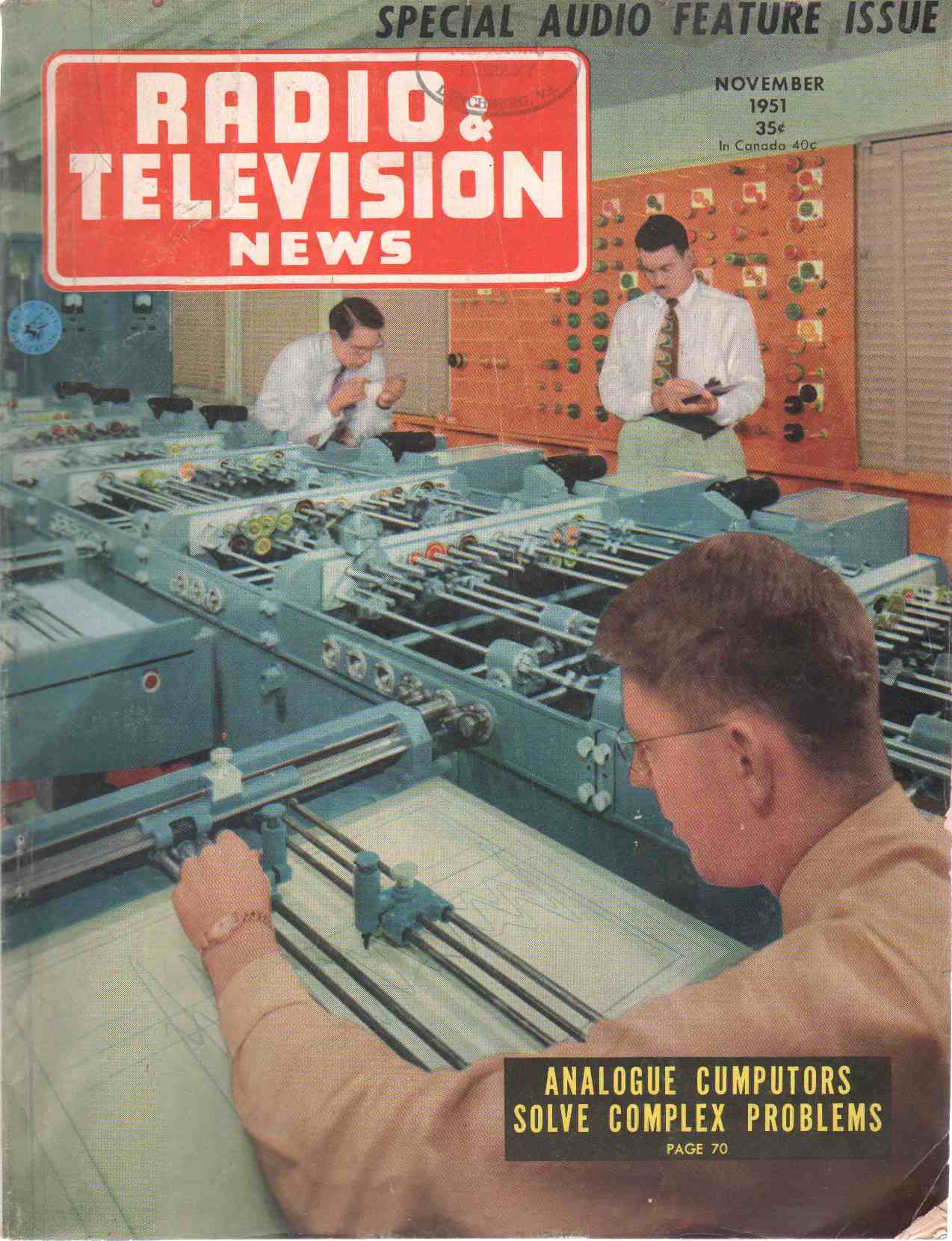 Read, Oliver; editor - RADIO & TELEVISION NEWS Volume 46 Number 5 November 1951