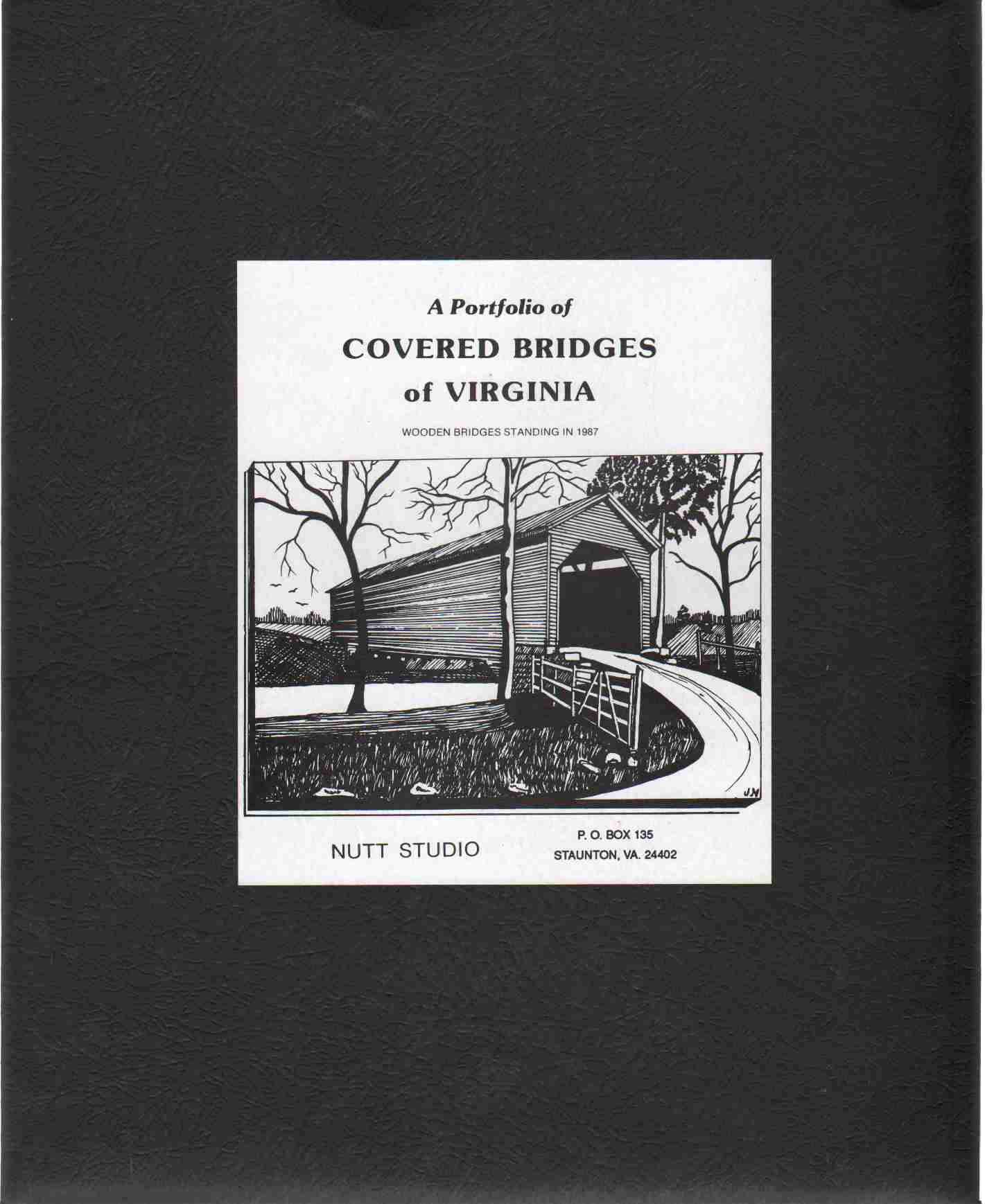Image for A PORTFOLIO OF COVERED BRIDGES OF VIRGINIA Wooden Bridges Standing in 1987