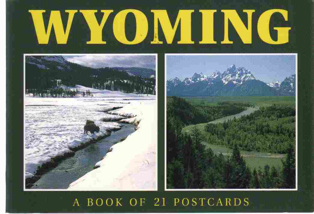 Image for WYOMING A Book of 21 Postcards