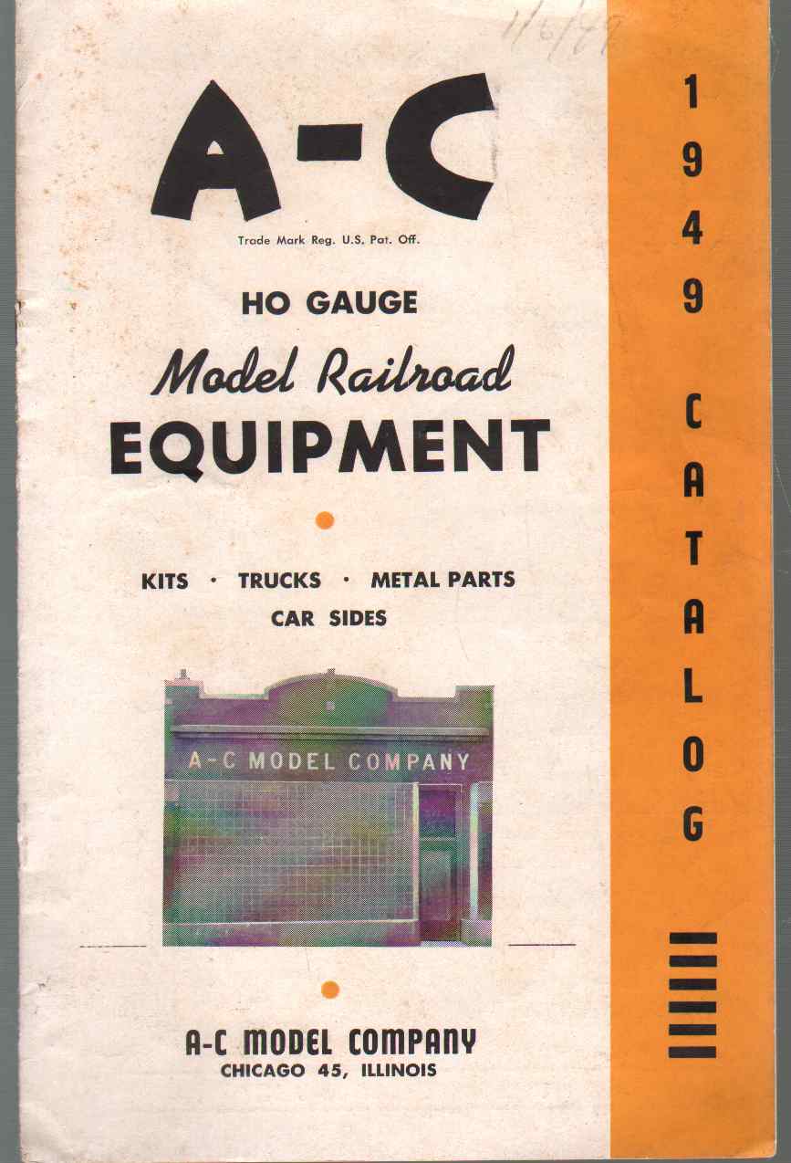 Image for HO GAUGE MODEL RAILROAD EQUIPMENT Kits Trucks Metal Parts Car Sides 1949 Catalog
