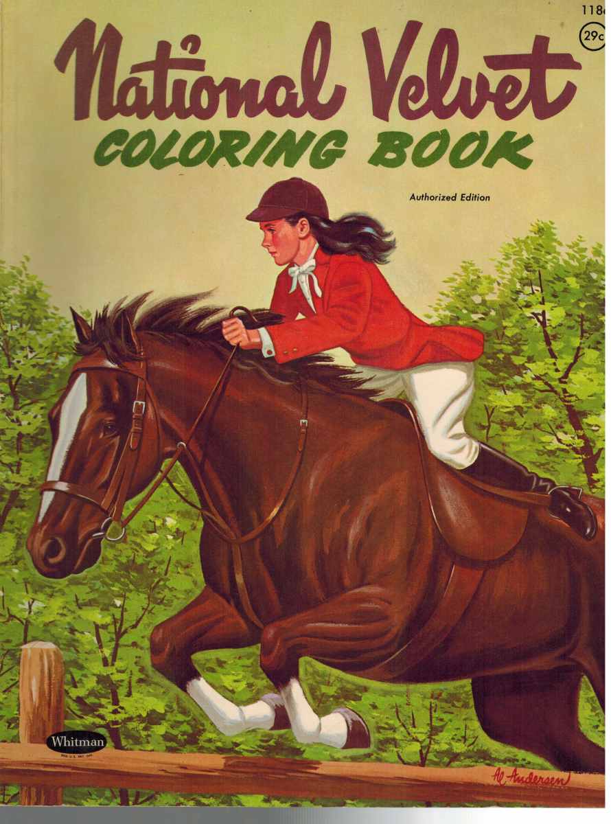 NATIONAL VELVET COLORING BOOK