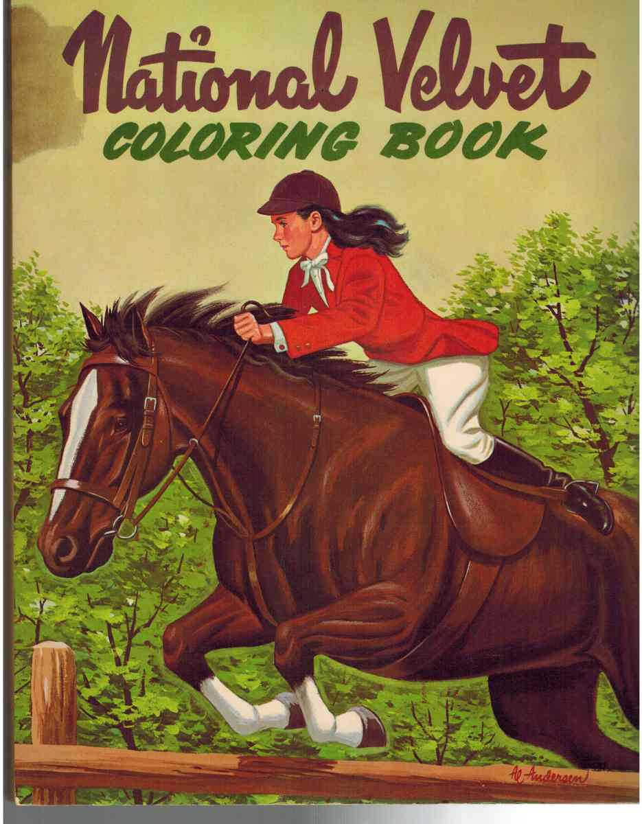 Whitman Publishing Company - NATIONAL VELVET COLORING BOOK
