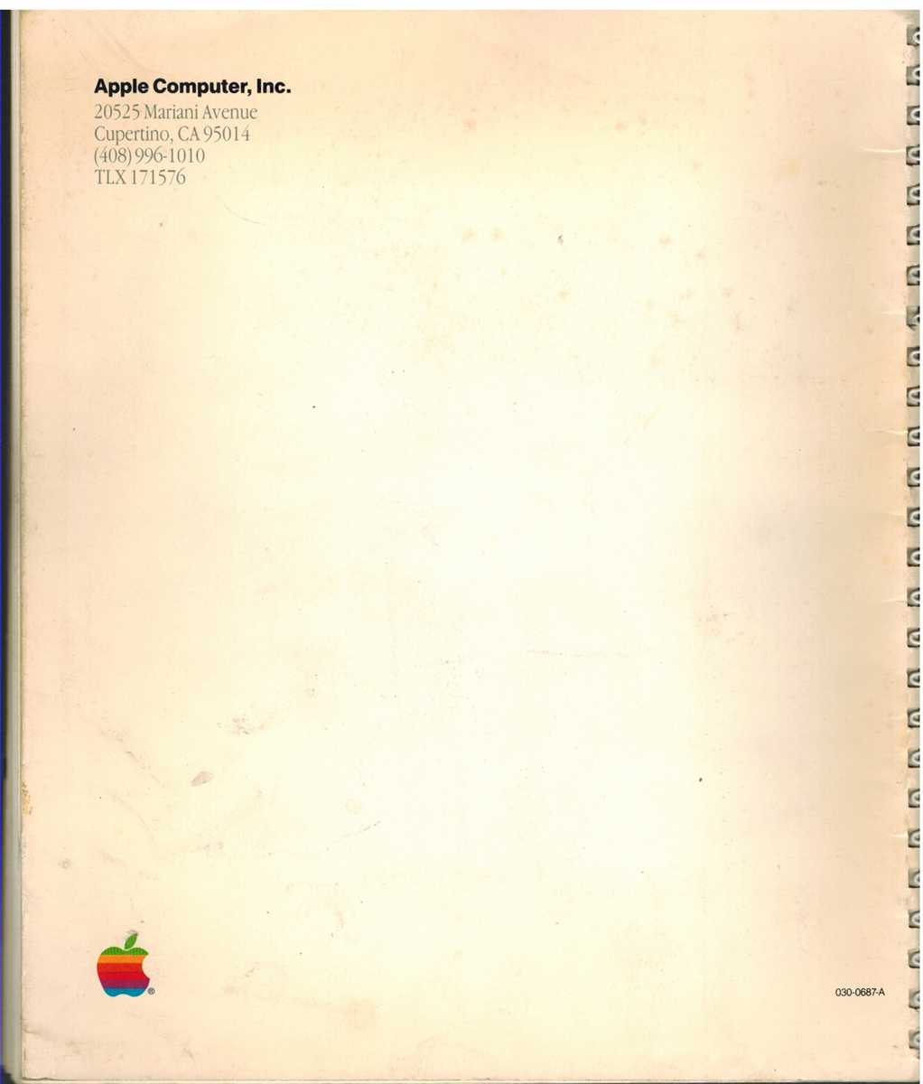 Image for MACINTOSH OWNER'S MANUAL 030-0687A