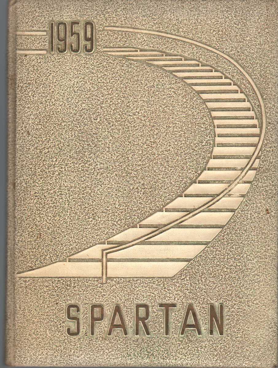 SPARTAN 1959 Yearbook Sparta North Carolina Includes all Grades