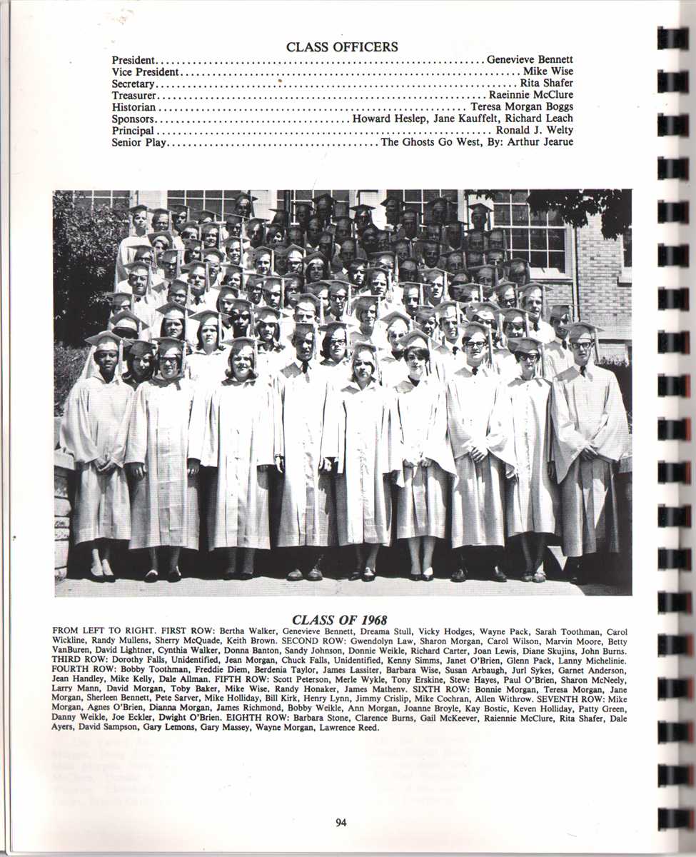 Greenbrier High School Alumni Association - GREENBRIER HIGH SCHOOL Ronceverte, West Virginia Golden Memories 1896 - 1968