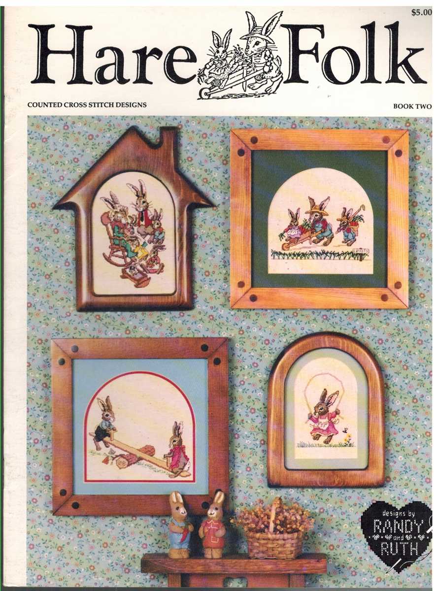 Clay, Randy and Ruth - HARE FOLK Counted Cross Stitch Designs Book Two