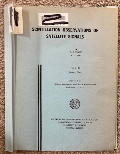Scintillation Observations of Satellite Signals