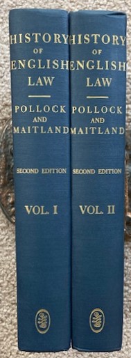 The History of English Law, Before the Time of Edward I (2 Volume Set)