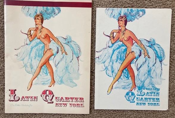 [2 items] Latin Quarter, New York [brochure], and a Latin Quarter program