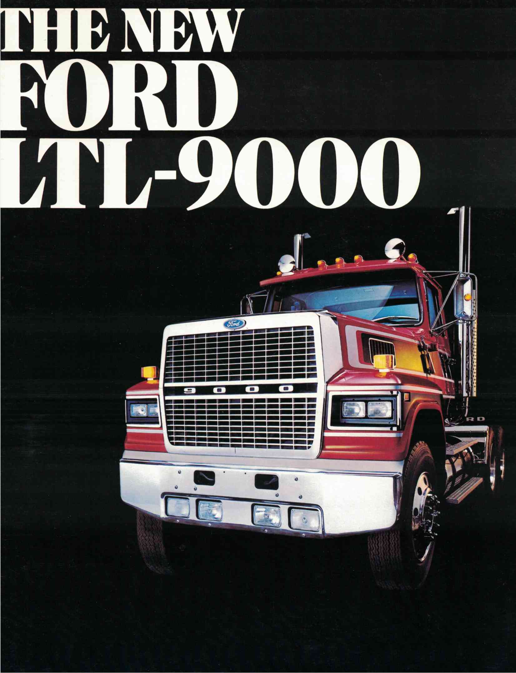 1984 Ford LTL-9000 Truck Dealer Sales Brochure 