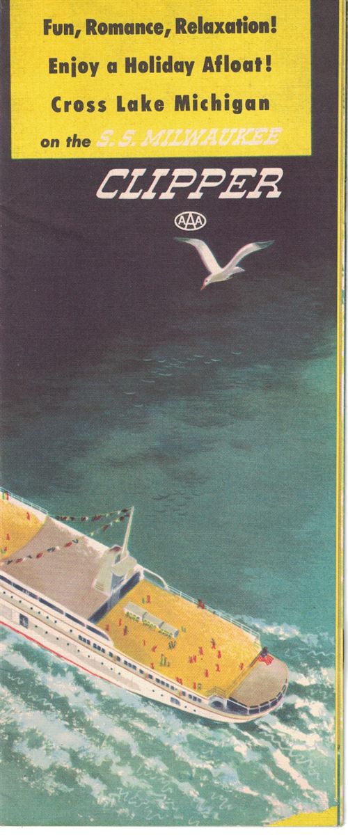 S.S. Milwaukee Clipper [Lake Michigan Ferry Brochure]