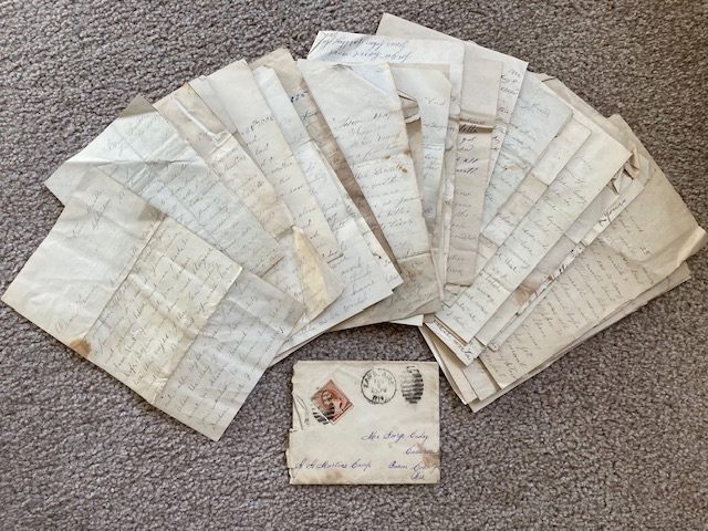 A lot of circa-1880's letters from the Northwest Wisconisn area [35 letters]