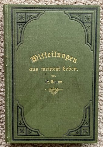 Mitteilungen Aus Meinem Leben