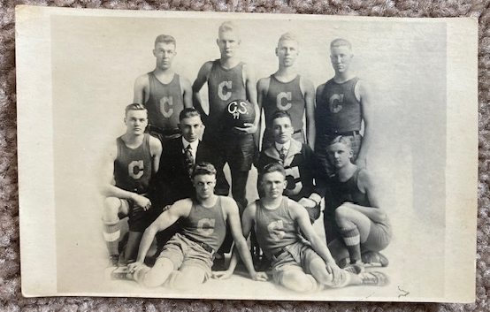 [Vintage Postcard] 1919 Concordia Seminary Basketball Team [RPPC]