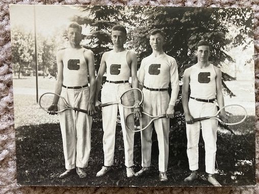 [Vintage Postcard] Concordia Seminary Tennis Team [RPPC] [circa 1910's]