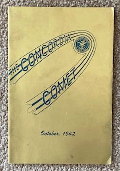 The Concordia Comet, October, 1942 [Volume XVIII, Number 1, October, 1942]