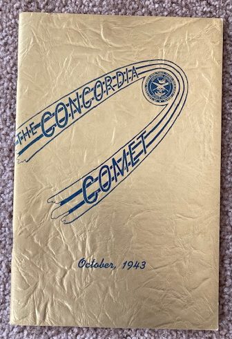The Concordia Comet, October, 1943 [Volume XIX, Number 1, October, 1943]