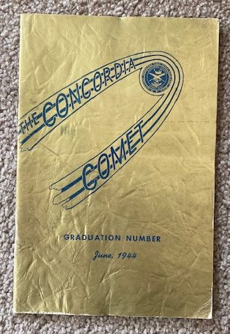The Concordia Comet, June, 1944 - Graduation Number [Volume XIX, Number 4, June, 1944]