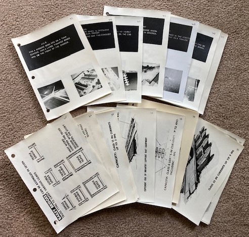 Lot of 35 Military Equipment Info Sheets [Ferry and River Crossing Equipment]