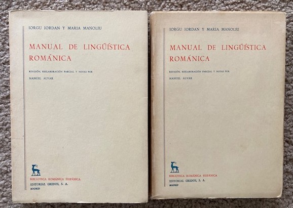 Manual de Linguistica Romanica (two volume set)