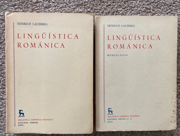Manual de Linguistica Romanica (two volume set)