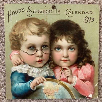 1893 Hood's Sarsparilla Calendar