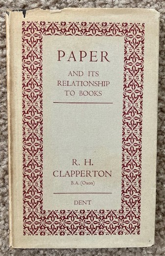 Paper and its Relationship to Books