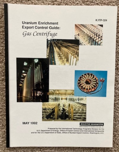 Uranium Enrichment Export Control Guide: Gas Centrifuge