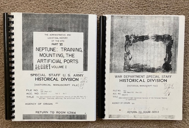 The Administrative and Logistical History of the European Theater of Operations: Neptune, Training For and Mounting the Operation, and the Artificial Ports. 2 volume set: Part VI, Volumes I and II
