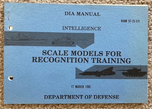 Scale Models for Recognition Training (DIAM 57-25-171)