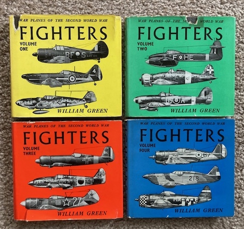 Warplanes of the Second World War: Fighters (4 volume set)