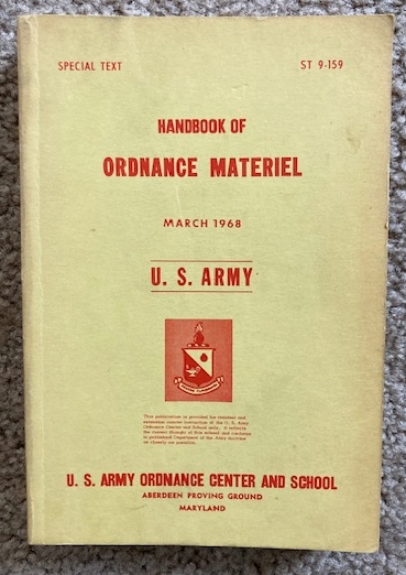 Handbook of Ordnance Material (ST 9-159) [1968]