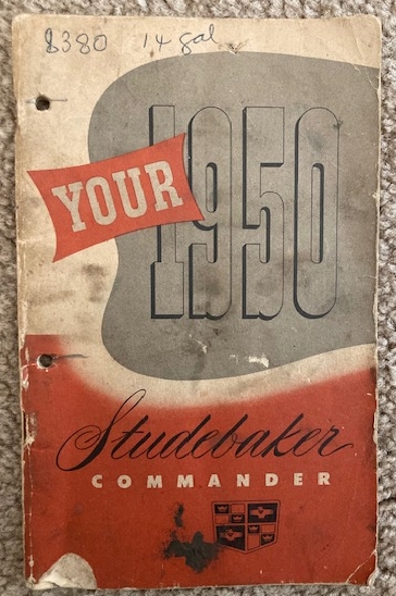 1950 Studebaker Commander Owner's Guide [Manual]