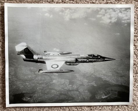 Vintage Photograph of (unidentified) RCAF Military Aircraft [B & W, 8