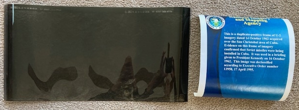A Duplicate-Positive Frame of U-2 Imagery dated 14 October 1962 [Cuban Missile Crisis]